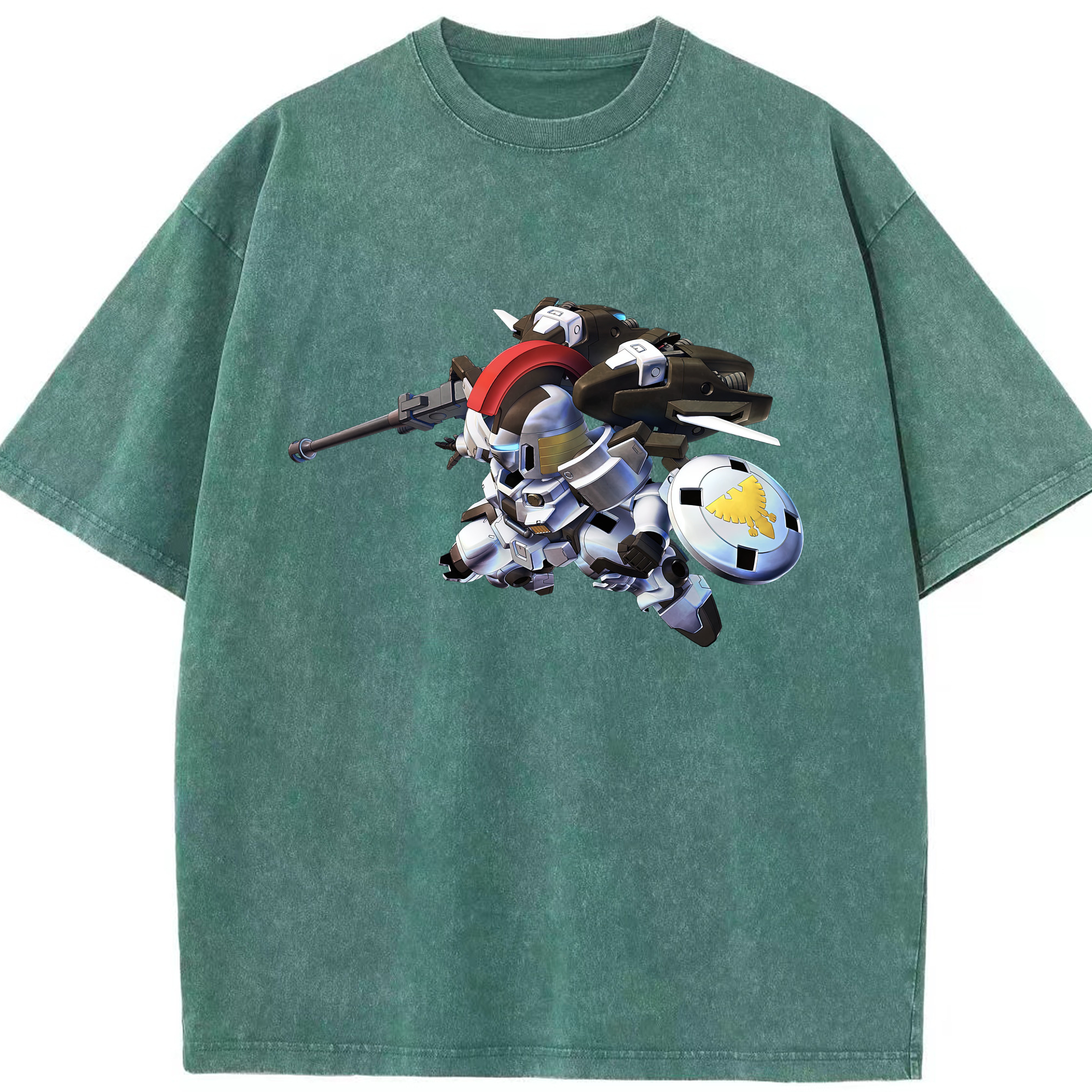 （画像用） 機動戦士ガンダム Mobile Suit Gundam 綿100% ヴィンテージ風 半袖Tシャツ（フロントプリント）